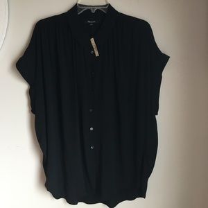 Madewell central drapey shirt